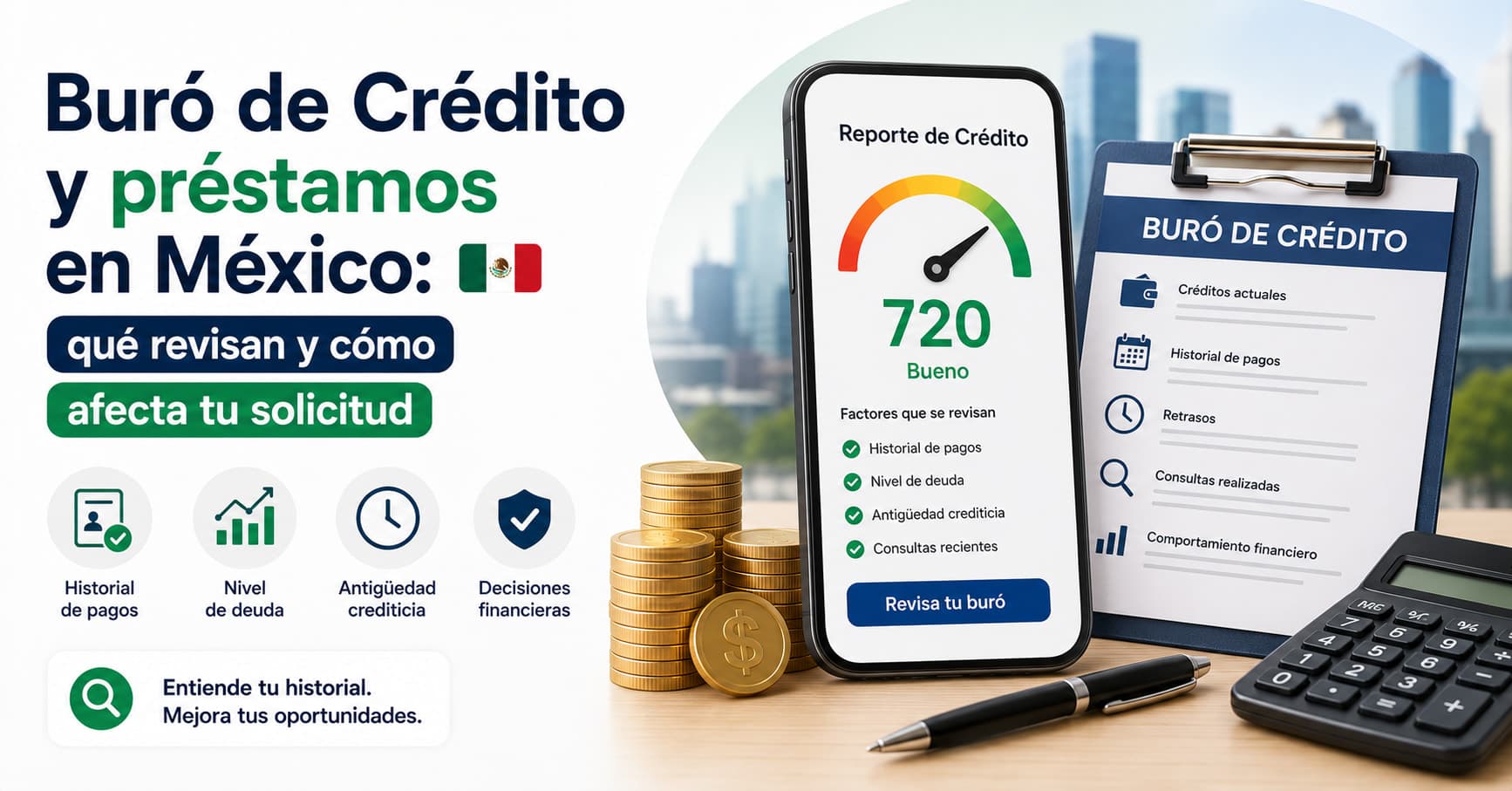 Buró de Crédito y préstamos en México: qué revisan y cómo afecta tu solicitud
