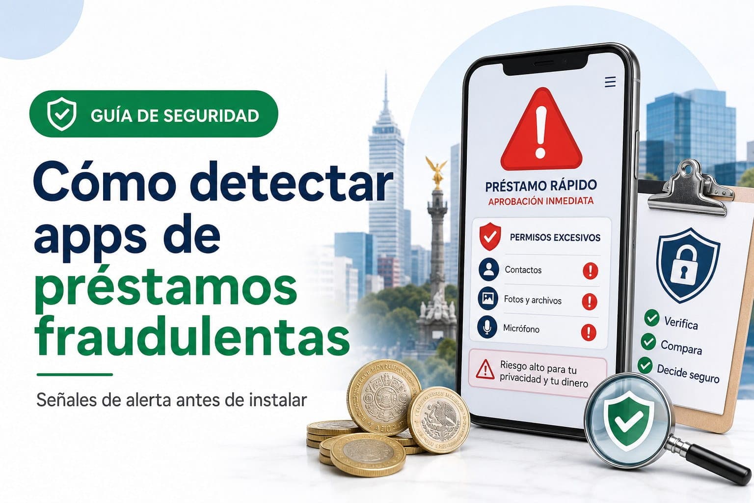 Cómo detectar apps de préstamos fraudulentas en México: señales de alerta y qué hacer