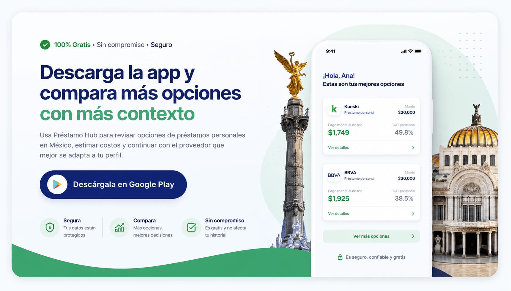 Descarga la app y compara opciones con más contexto
